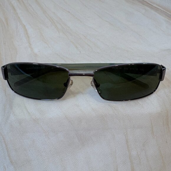 Mandarina Duck Small Metal/Olive Green Striped/Tinted Sunglasses MD 45191 - Picture 6 of 7